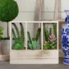 Northlight 11" Artificial Mixed Succulent Arrangement In A Wooden Planter Box -Northlight GUEST 7a3d182c 3083 4ec7 904e 2400a91ac643