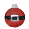 Northlight 17.25" Pre-Lit Red And Black Christmas Ball Ornament Wall Decor -Northlight GUEST 7c2c3ceb f98e 4429 ac59 826648d249f9