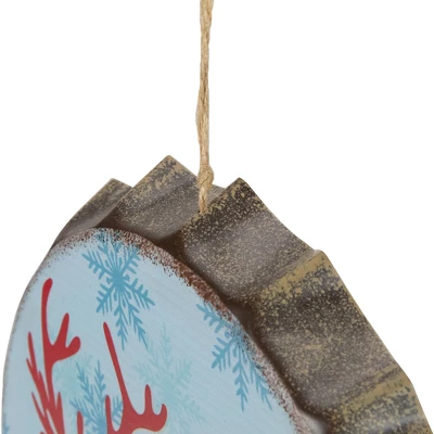 Northlight 12" Blue And Red Happy Holidays Christmas Wall Decor 5 Northlight 12" Blue And Red Happy Holidays Christmas Wall Decor - Image 3