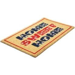 Northlight Red And Blue Americana Home Sweet Home Coir Outdoor Doormat 18" X 30" -Northlight GUEST 7d8095b0 d566 4e29 9a57 d18f028a2e69