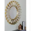 Northlight 25.5" Aztec Sunburst Matte Gold Round Wall Mirror 2 Northlight 25.5" Aztec Sunburst Matte Gold Round Wall Mirror -Northlight GUEST 7e886ae7 6ffe 4df7 adc8 db5f8792f711