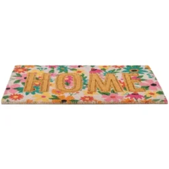 Northlight Pink And Orange Floral "Home" Outdoor Natural Coir Doormat 18" X 30" 9 Northlight Pink And Orange Floral "Home" Outdoor Natural Coir Doormat 18" X 30" -Northlight GUEST 87aa9775 e08e 403a b7d9 f46ff869a3ff