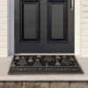 Northlight Black And Gold Merry Christmas Doormat 18" X 30" -Northlight GUEST 8903b7f5 f233 4975 bd36 10a379c47f7e