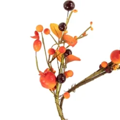 Northlight 5' X 6" Fall Harvest Berries And Leaves Twig Artificial Garland, Unlit 7 Northlight 5' X 6" Fall Harvest Berries And Leaves Twig Artificial Garland, Unlit -Northlight GUEST 8923724e 0359 417a b5fb 0437f5694552