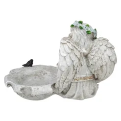 Northlight 12.25" Sitting Angel Bird Feeder Outdoor Garden Statue -Northlight GUEST 8dfa62c4 a841 414b 9bf8 b36ef06accf5