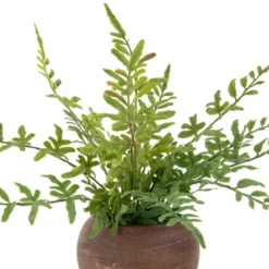 Northlight Real Touch™ Artificial Fern Plant In Orb Pot 11" -Northlight GUEST 90259672 49af 43c8 975f 8c4796b82ada