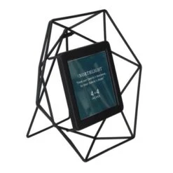 Northlight 8" Contemporary Hexagonal 4" X 4" Photo Picture Frame - Black -Northlight GUEST 91114007 5db1 40dd bb21 bb9a9ad72d81