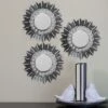 Northlight Set Of 3 Floral Sunburst Brushed Silver Round Mirrors 9.5" 2 Northlight Set Of 3 Floral Sunburst Brushed Silver Round Mirrors 9.5" -Northlight GUEST 93ec7576 f7ff 4724 9d8b 957c7ff70dbf