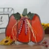 Northlight 10" Green And Orange Fall Harvest Wood Pumpkin -Northlight GUEST 94ff1c38 e5c8 416c be22 84a7ea2a8c30