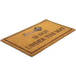 Northlight Key Is Not Under The Mat Coir Outdoor Doormat 18" X 30" -Northlight GUEST 97412438 9997 4d04 b175 013f6377b54a