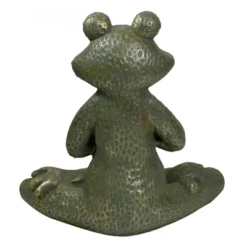 Northlight 14" Gold Verdigris Yoga Frog Outdoor Garden Statue -Northlight GUEST 9766ccaa 9b3e 44a4 a689 48e483d7c419