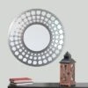 Northlight 24.75" Silver Cascading Orbs Round Wall Mirror -Northlight GUEST 983a0c15 aed9 4181 8ab7 fac2751c4b41
