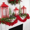 Northlight 6' X 3" Red Artificial Poinsettia Floral Christmas Garland - Unlit -Northlight GUEST 9a56c106 58a2 4d57 8a27 a1de00cf1da6
