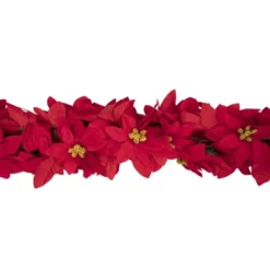 Northlight 6' X 3" Red Artificial Poinsettia Floral Christmas Garland - Unlit 8 Northlight 6' X 3" Red Artificial Poinsettia Floral Christmas Garland - Unlit -Northlight GUEST 9c2ae84b 38ba 4372 b5c6 49ecc9efc15b