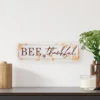 Northlight 20" White And Brown "BEE Thankful" Metal Sign With Honeycombs Wall Decor -Northlight GUEST 9c87de0c ad07 4a1a 87ca a190d65de787