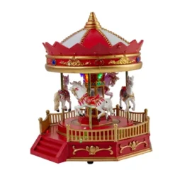 Northlight 9.25" LED Lighted Animated And Musical Carousel Christmas Village Display Piece 8 Northlight 9.25" LED Lighted Animated And Musical Carousel Christmas Village Display Piece -Northlight GUEST 9cc2dc97 6be6 41bc 9fff 7dbf1765c1e3