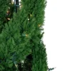 Northlight Real Touch™ Artificial Pre-Lit Cedar Double Spiral Topiary Tree, Clear Lights 4.5' -Northlight GUEST 9d8b8773 3d8f 4b24 9f6b e88cb8ac39eb