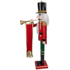 Northlight 36" Red And Green Christmas Nutcracker Soldier With Horn -Northlight GUEST 9de843cd d2e5 4c3a 8ff5 a216352c4d47