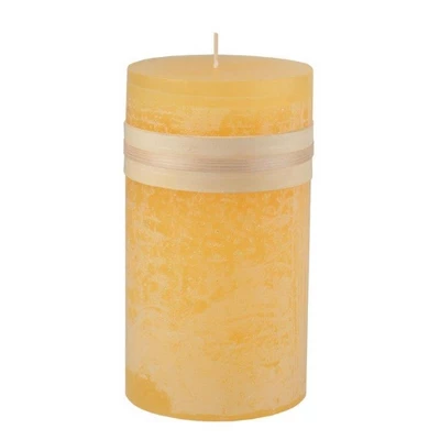 Northlight 6" Yellow Traditional Cylindrical Pillar Candle 3 Northlight 6" Yellow Traditional Cylindrical Pillar Candle