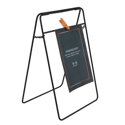 Northlight 9.75" Contemporary Clip On 4" X 6" Photo Picture Frame - Black 4 Northlight 9.75" Contemporary Clip On 4" X 6" Photo Picture Frame - Black - Image 2