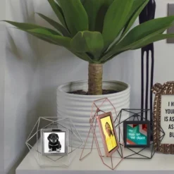 Northlight 11" Contemporary Hexagonal 4" X 6" Photo Picture Frame - Rose Gold -Northlight GUEST a49e8f5f e6d1 4d23 91e5 7ef1d9da449c 2