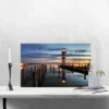 Northlight LED Lighted Coastal Sunset Lighthouse Scene Canvas Wall Art 15.75" X 23.5" -Northlight GUEST a6794171 a508 4624 a08c 26133e4af781