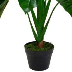Northlight 40" Green Artificial Taro Potted Plant -Northlight GUEST a8d1cf61 b652 442f 97bd 95edeb33c790