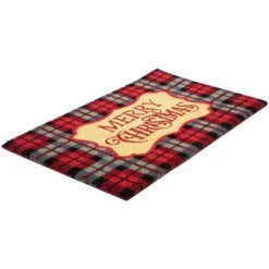 Northlight Red And Black Plaid "Merry Christmas" Rectangular Doormat 18" X 30" 10 Northlight Red And Black Plaid "Merry Christmas" Rectangular Doormat 18" X 30" -Northlight GUEST ac9774da 7cfe 43f8 9c00 1983e03c2307