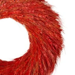 Northlight Red And Orange Ears Of Wheat Fall Harvest Wreath - 16-Inch, Unlit -Northlight GUEST b05e7ce4 086c 4537 9061 48317ee750de