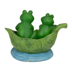 Northlight 10" Green Frogs In A Lily Pad Outdoor Garden Statue -Northlight GUEST b18d5df3 1632 4803 a6c7 548036dd1403