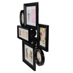 Northlight 27" Black Ampersand Multi-Sized Photo Collage Picture Frame -Northlight GUEST b4051f6a cfa2 4cfa a90c 2b645962f3cf