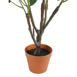 Northlight 36" Blooming Peony Flower Artificial Potted Plant - Green/Brown