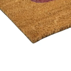 Northlight Natural Coir "Smile" Outdoor Rectangular Doormat 18" X 30" -Northlight GUEST b5cf205f 5ec5 458a 94d0 6705380c73a9