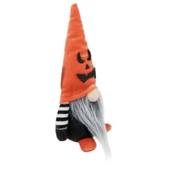 Northlight 9.75" Black And Orange Halloween Gnome With Jack-O-Lantern Hat -Northlight GUEST b99cbad6 97ae 4c46 866a beb6f6c46b22