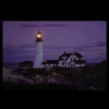 Northlight LED Lighted Coastal Lighthouse Home With Sunset Canvas Wall Art 15.75" X 23.5" -Northlight GUEST bb19da7a c582 4e8d bf72 49ef23142e3e