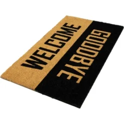 Northlight Natural Coir "Welcome Goodbye" Outdoor Doormat 18" X 30" 10 Northlight Natural Coir "Welcome Goodbye" Outdoor Doormat 18" X 30" -Northlight GUEST bc2875f4 1465 41b0 82fe 7a13ab624561
