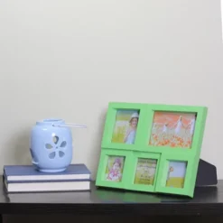 Northlight 11.5" Green Multi-Sized Puzzled Collage Photo Picture Frame Wall Decoration -Northlight GUEST bf2e2172 ba5e 41d3 aba5 9b30012de627