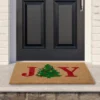 Northlight Natural Coir "Joy" Christmas Tree Doormat 18" X 30" -Northlight GUEST bf3e2e84 583d 449e 9027 650667587cef