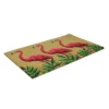 Northlight Natural Coir Pink Flamingos Summertime Doormat 18" X 30" -Northlight GUEST c1b45413 e45e 4e0d b55e 8e22617e39c7