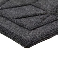 Northlight Gray Diamond Patterned Rectangular Coir Doormat 18" X 30" -Northlight GUEST c6333f72 1fc3 4645 ad02 77dfc3649e2d