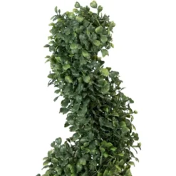 Northlight 3' Artificial Two-Tone Boxwood Spiral Topiary Tree With Round Pot, Unlit -Northlight GUEST c7a180a2 64ab 4727 bbdf dffee3093e26