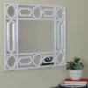 Northlight 29.5" White Framed Geometric Openwork Rectangular Wall Mirror -Northlight GUEST cd5baec3 4051 4fe6 8de3 21a7deba15ea