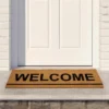 Northlight Natural Coir Outdoor Rectangular "Welcome" Doormat 16" X 48" -Northlight GUEST ce66ded2 0fb6 4334 a2e9 4fd9fcbd363d