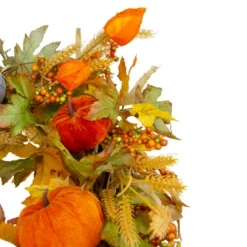 Northlight Velvet Pumpkins And Wheat Artificial Fall Harvest Wreath - 24-Inch, Unlit 7 Northlight Velvet Pumpkins And Wheat Artificial Fall Harvest Wreath - 24-Inch, Unlit -Northlight GUEST cf0a84fd ac03 4d0f ac32 78ede52cfd85