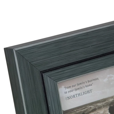 Northlight 9.25" Classical Rectangular 4" X 6" Photo Picture Frame - Gray And Black 6 Northlight 9.25" Classical Rectangular 4" X 6" Photo Picture Frame - Gray And Black - Image 4