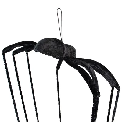 Northlight 6' Black Long Legged Spider Halloween Decoration 6 Northlight 6' Black Long Legged Spider Halloween Decoration - Image 4