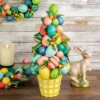 Northlight 17" Colorful Easter Egg Tree In Yellow Gingham Pot 1 Northlight 17" Colorful Easter Egg Tree In Yellow Gingham Pot -Northlight GUEST d4be17be 6fb5 47c6 9129 66d39769dd17