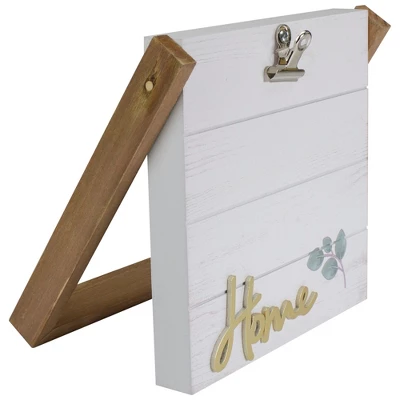 Northlight Photo Clip "Home" Frame With Hinge Design Table Top Decor 8.5" 4 Northlight Photo Clip "Home" Frame With Hinge Design Table Top Decor 8.5" - Image 2