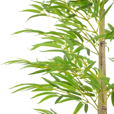 Northlight 47" Artificial Potted Bamboo Plant 4 Northlight 47" Artificial Potted Bamboo Plant - Image 2
