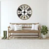 Northlight 28" Multi-Tonal Whitewashed Round Wall Clock -Northlight GUEST d886a2cf d3bd 49fe a472 478ea2bb3b9c